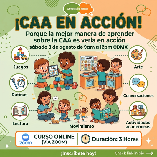 ¡CAA en acción! Taller sincrónico de 3 horas